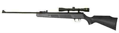 Beeman 1071 Wolverine Carbine Air Rifle with 4x32 Scope Break Open .177 FOF Pellet Black Synthetic Stock Blued